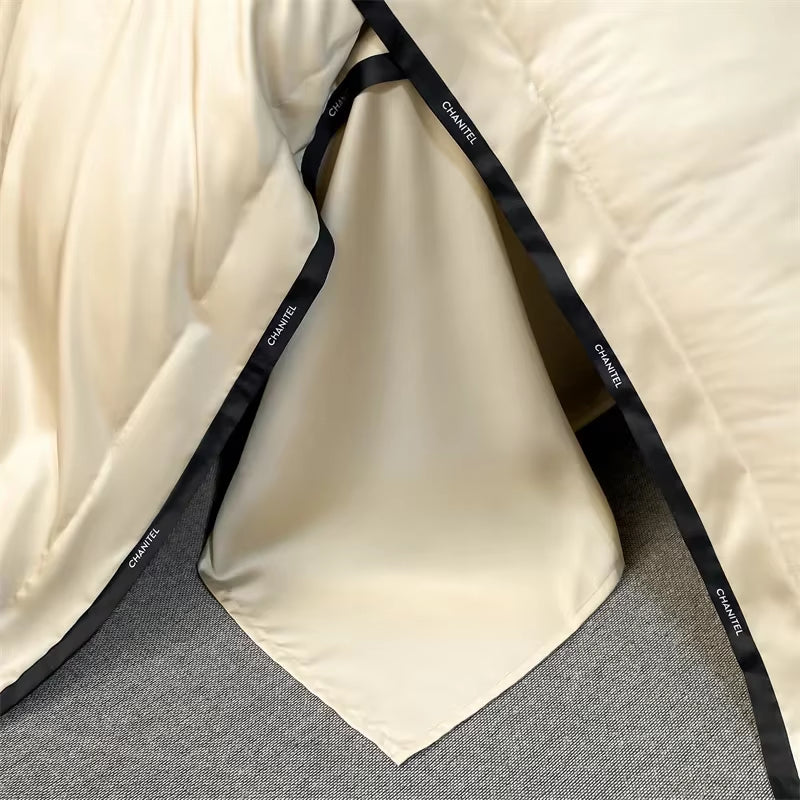 60S Lyocell Silked Bed Linens Bedding Set Sheet Pillowcase Duvet Cover Twin Queen King Size