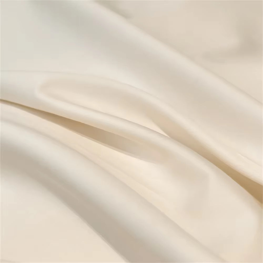 Egyptian Cotton Fitted Sheets Pillowcase Duvet Cover Bedding Sets Queen King Size Bed Linens Solid Color