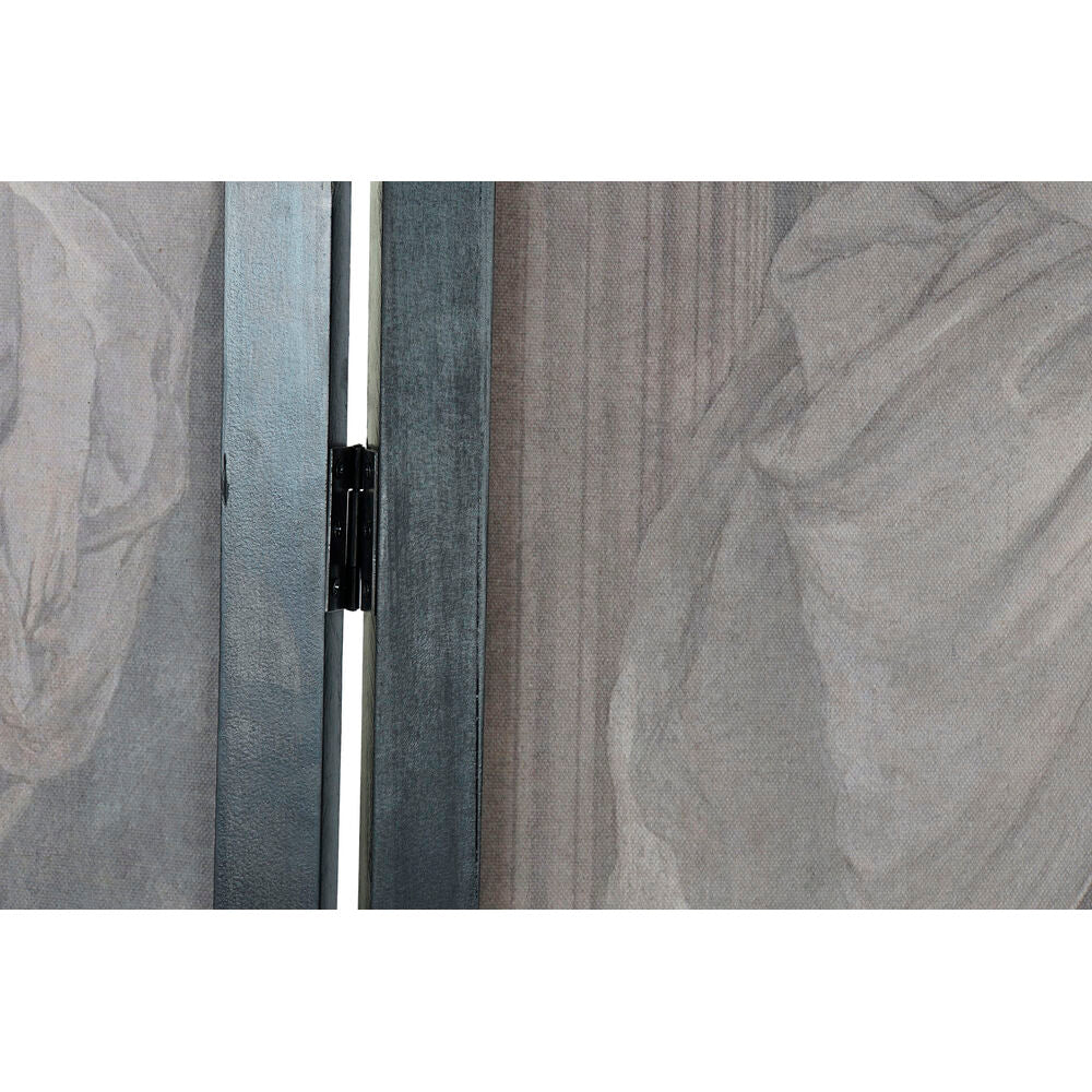 Folding screen DKD Home Decor Canvas Wood (150 x 2 x 180 cm)