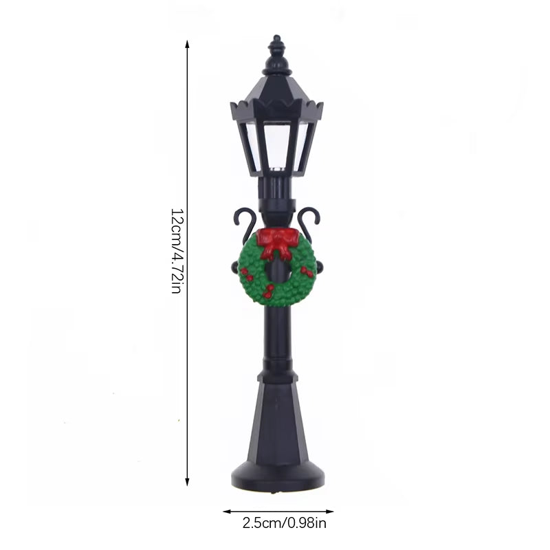 4Pcs/Set Mini Street Light Models Dollhouse Streetlight Micro-Landscape Fairy Garden Accessories