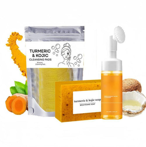 Turmeric Exfoliating Cleansing Pads Compressed Facial Sponges Skin