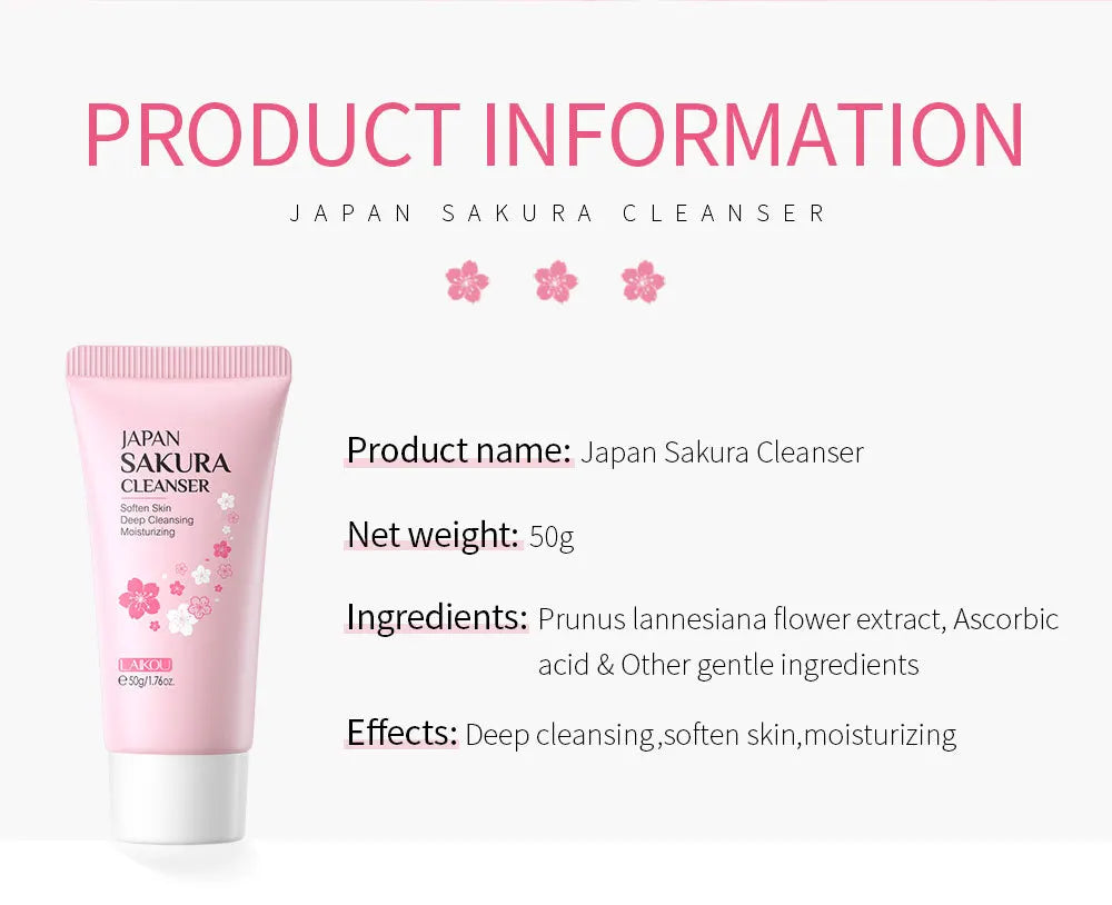 Facial Foaming Cleanser Deeply Cleansing Oil Control Moisturizing Blackhead Removal Skin Care Face Wash Foam Cleanser