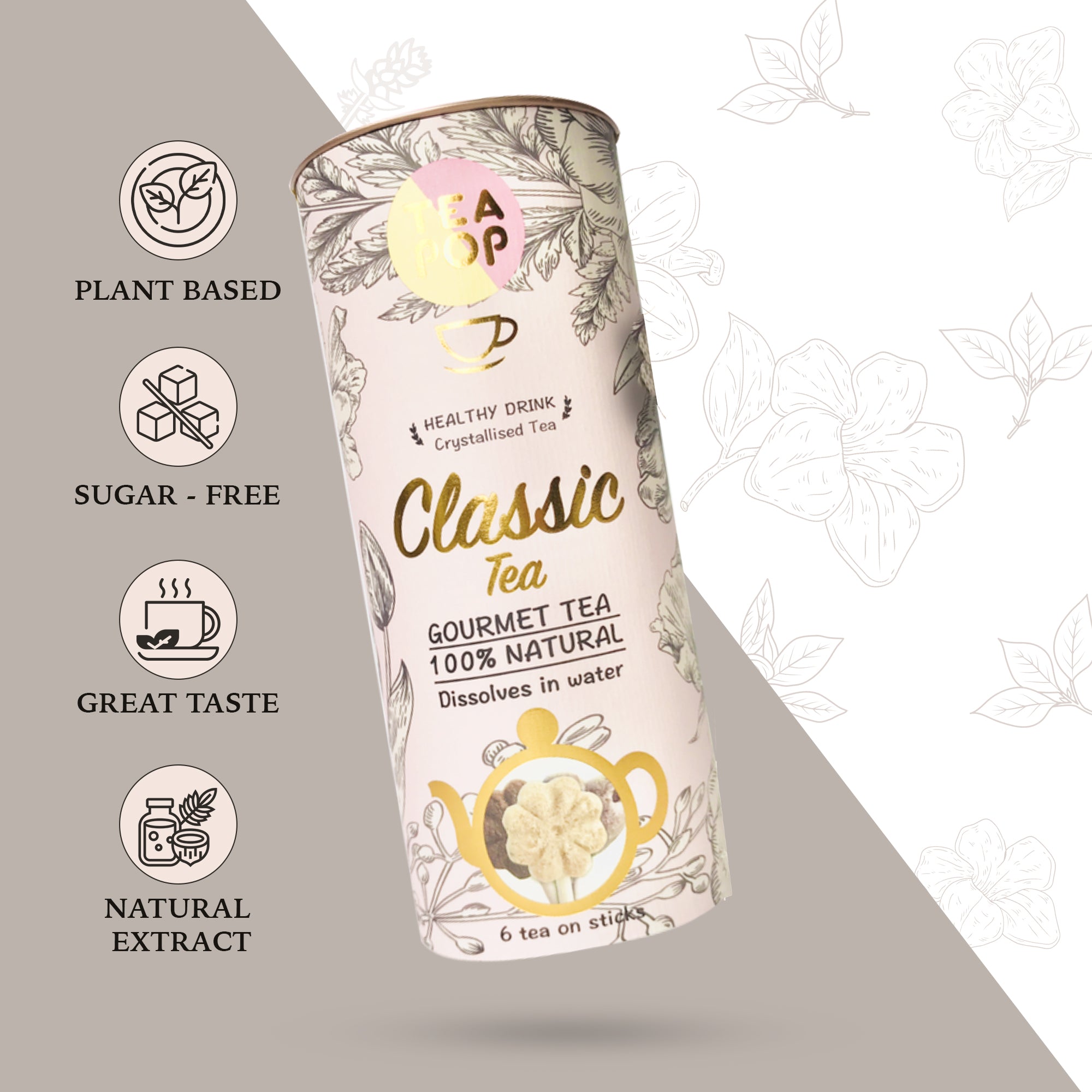 Tea-Pop Gift Box, Assorted Classic Blends