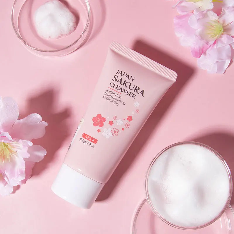 Facial Foaming Cleanser Deeply Cleansing Oil Control Moisturizing Blackhead Removal Skin Care Face Wash Foam Cleanser