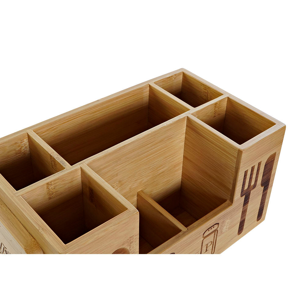 Multi-purpose basket DKD Home Decor 30,5 x 15,5 x 15 cm Natural Black