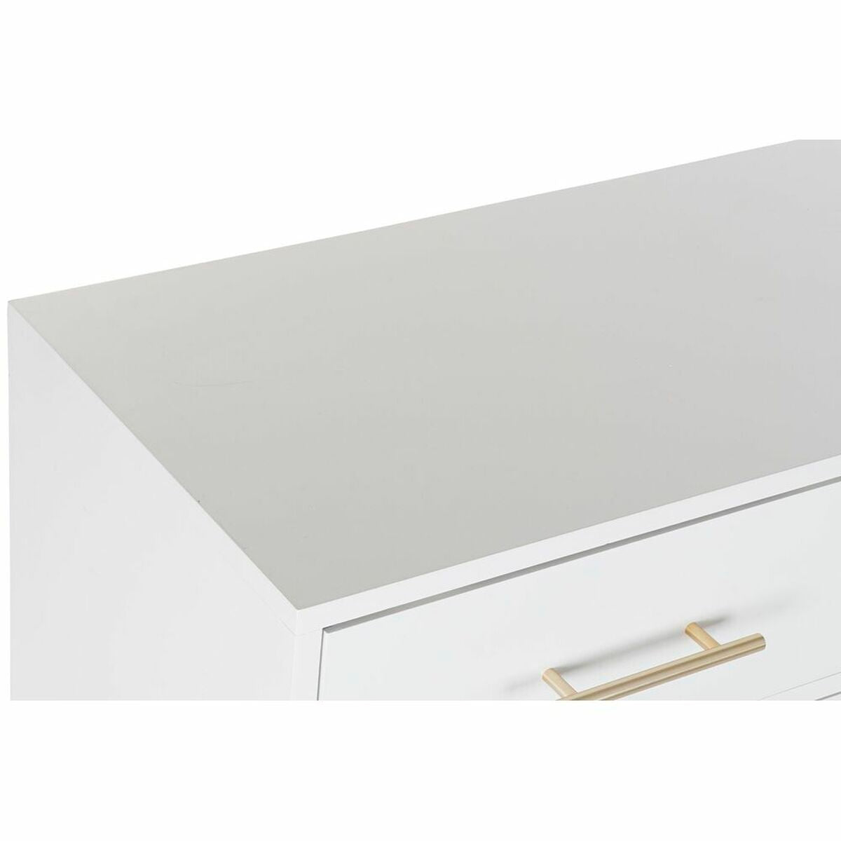 Chest of drawers DKD Home Decor Natural Metal White Cream Paolownia