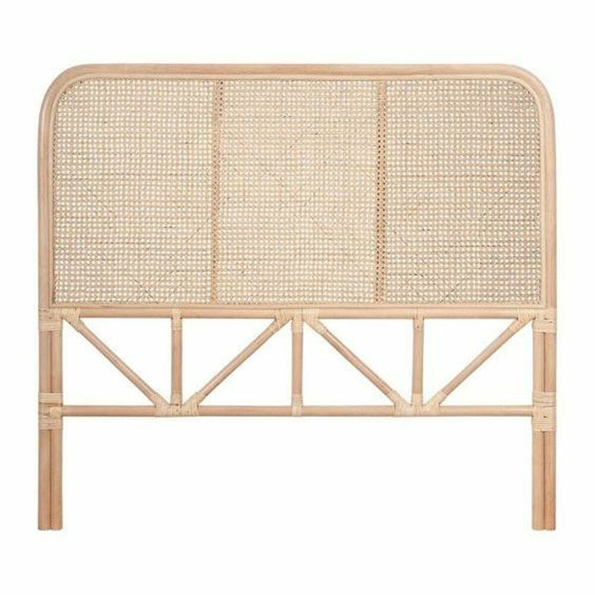 Headboard DKD Home Decor Natural Rattan 178 x 4 x 128 cm 178 x 4 x 90