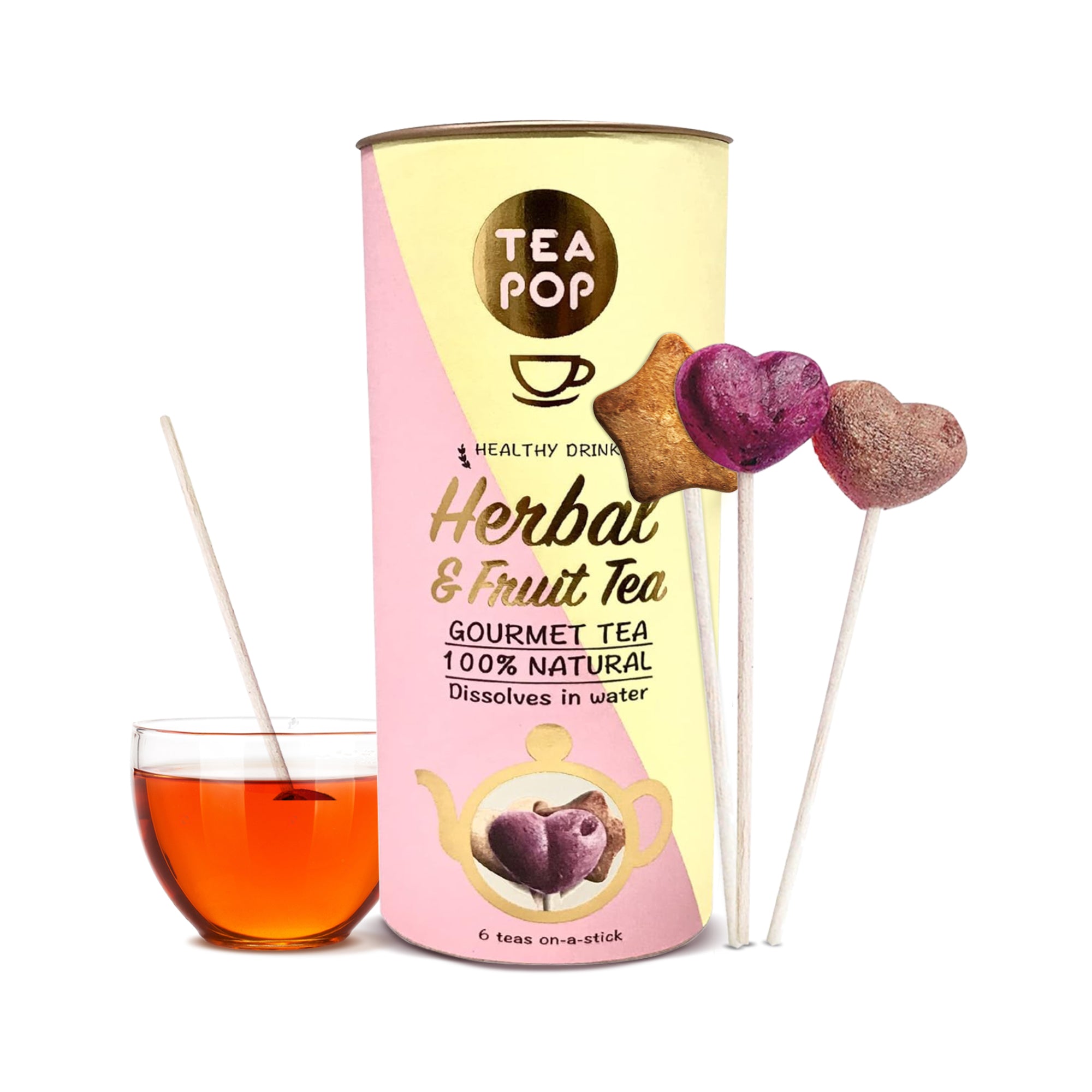 Tea-Pop Gift Box, Herbal & Fruit Blends